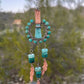 Dream Catcher Talisman Necklace // Turquoise