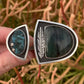 Light in the Darkness Split Shank Ring // Larsonite Jasper & Labradorite // Size 7.5